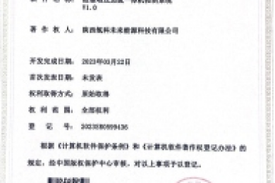 Computer Software Copyright Registration Certificate